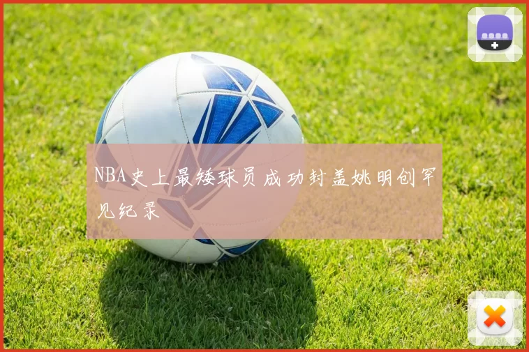 NBA史上最矮球员成功封盖姚明创罕见纪录